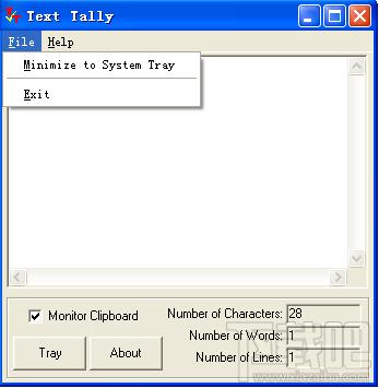 Text Tally,Text Tally下载,统计工具,剪贴工具