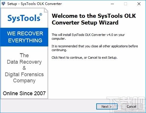 SysTools OLK Converter下载,邮件格式转换,邮件处理,格式转换